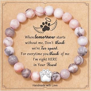 FYUKISS 𝗣𝗲𝘁 𝗠𝗲𝗺𝗼𝗿𝗶𝗮𝗹 𝗚𝗶𝗳𝘁𝘀 𝗳𝗼𝗿 𝗪𝗼𝗺𝗲𝗻/𝗠𝗲𝗻, Multiple Colors Available: Pink, Black, Mixed, Purple, Blue