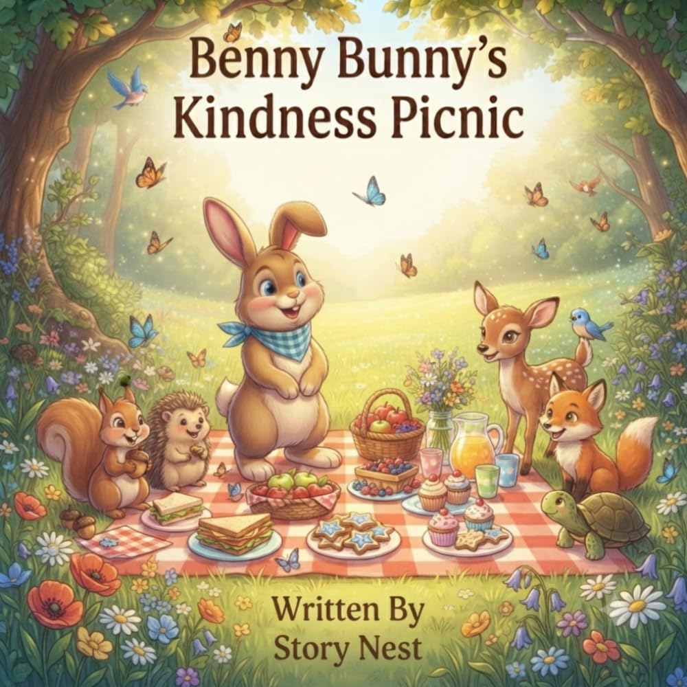 Benny Bunny's Kindness Picnic: A Magical Adventure About Kindness and Sharing (Benny Bunny Adventures)