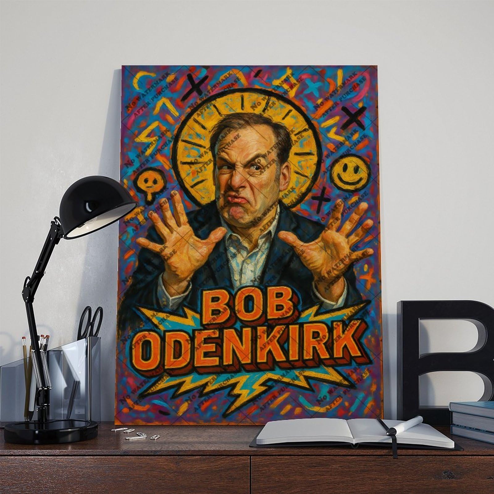 ZYGNBHL Poster della commedia attore Bob_Odenkirk, decorazione per soggiorno, 60 x 90 cm