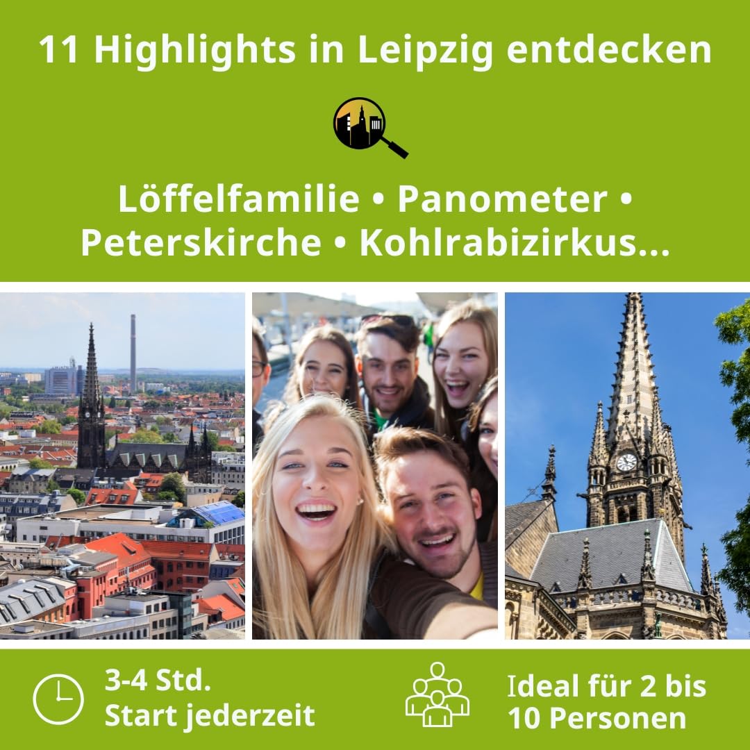 Stadtspiel Schnitzeljagd Leipzig Südvorstadt - Entdeckertour