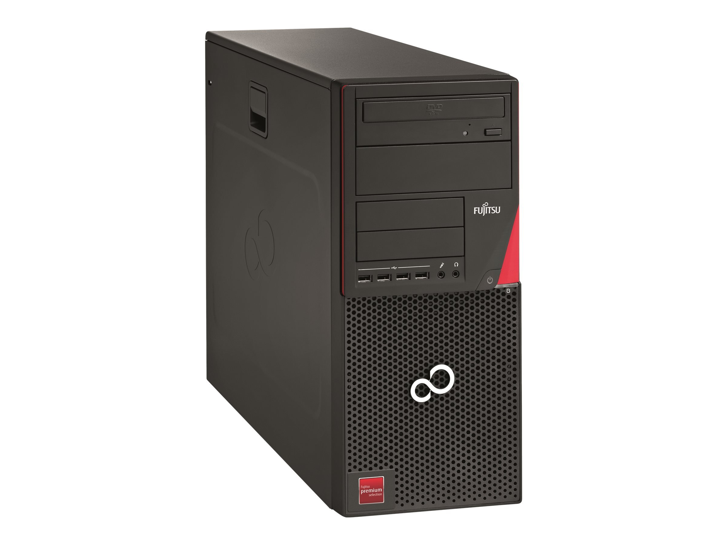 Fujitsu P920 E90 + jednostka centralna, czarny (Intel Core i5, 4 GB RAM, 500 GB, Intel HD Graphics 4600, Windows 8.1 Pro)