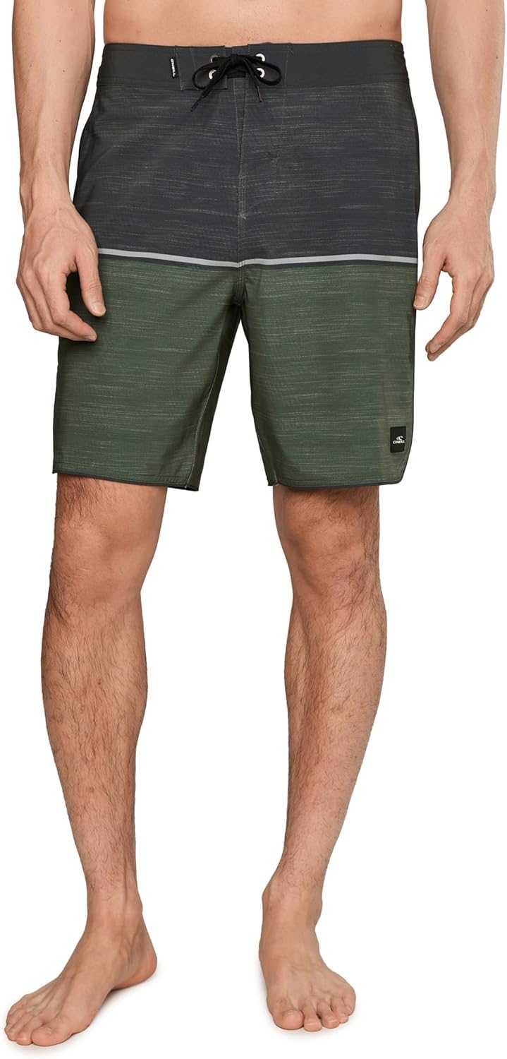 O'NEILL Men's Hyperfreak Mysto Block Scallop 19'' Boardshorts