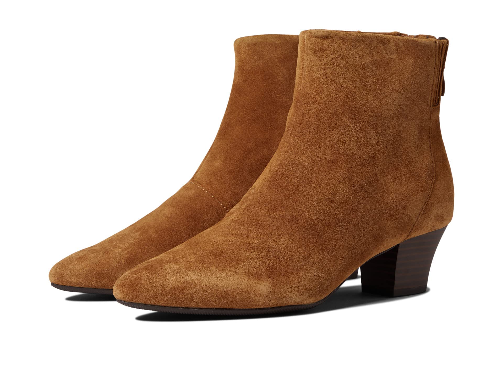 Clarks Damen Teresa Boot Mode-Stiefel, Dunkelbraunes Wildleder, 37 EU