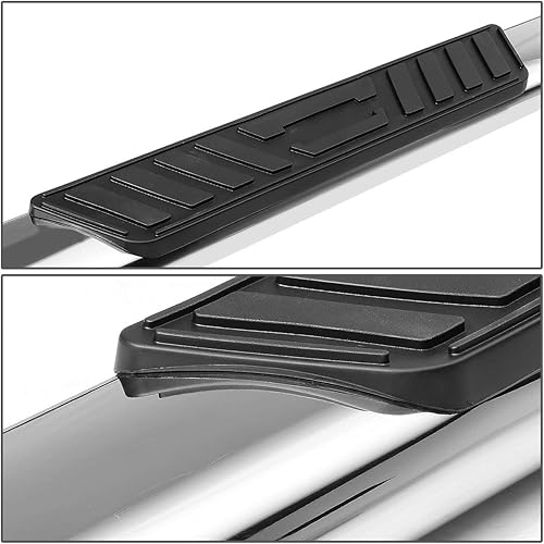 Miniatura 2 de Estribo de barra Nerf de 5 pulgadas de tubo ovalado compatible con Ram 1500 Crew Cab 19-20, acero inoxidable, cromo pulido