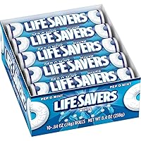 Vista 11 de LIFE SAVERS Paquete a granel de caramelos duros de 5 sabores, rollo de 1.14 onzas (paquete de 20)