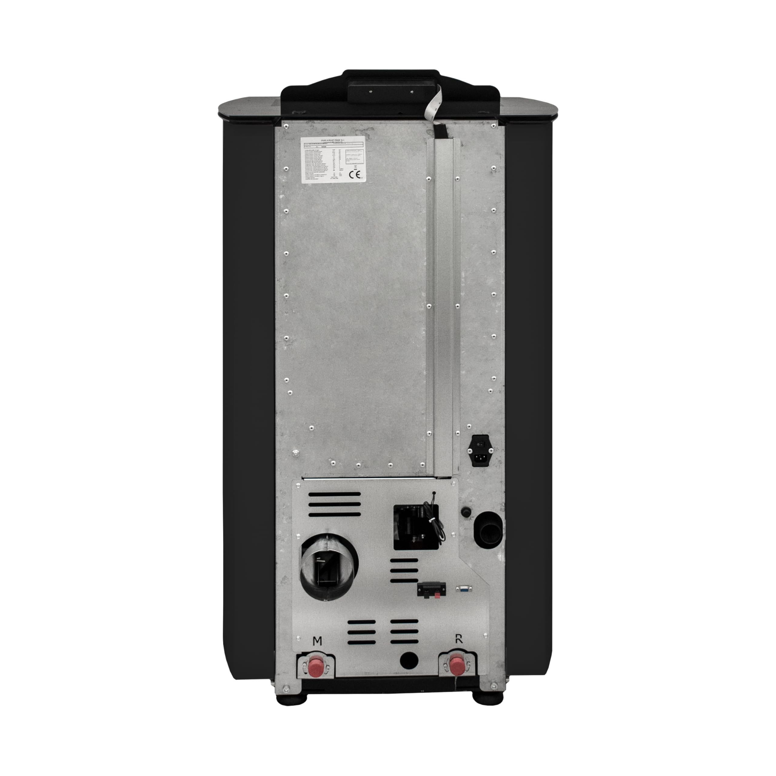 STUFE A PELLET ITALIA Asia Limpieza Automática 20 KW – Estufa de pellets Hydro para Calefacción y Agua Caliente Eficacia 90% Calentadores 120 m² Autonomía 22 H Programable 5 Potencias Garantía 24