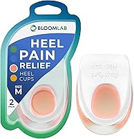 Vista 28 de Almohadillas de gel para el talón, paquete de 6 para tendinitis de Aquiles, insertos de cuña de zapatos para fascitis plantar, espolón óseo, soporte