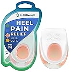 Gel Heel Pads, 2 Pack, for Achilles Tendonitis, Shoe Wedge Inserts for Plantar Fasciitis, Bone Spur, Foot Pain Relief Support, Comfort Cushion Insoles for Women/Men