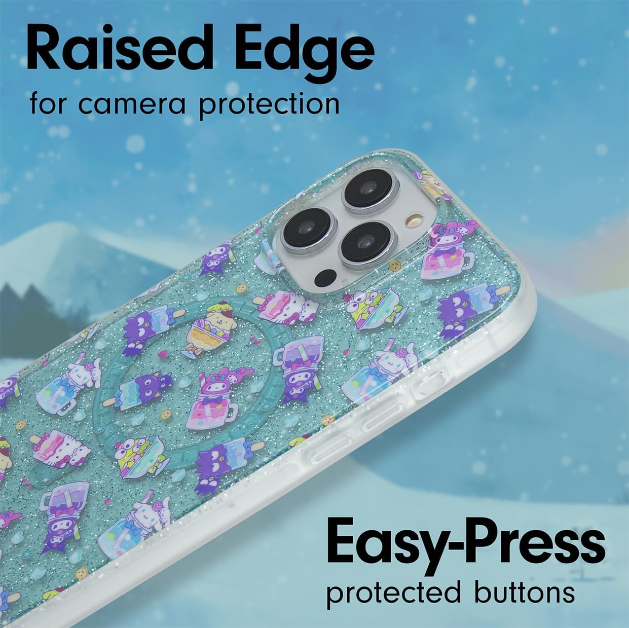 Sonix x Sanrio Protective Phone Case for iPhone 15 Pro Max | Compatible with Magsafe | 10ft Drop Tested | Hello Kitty and Friends Frozen Treats