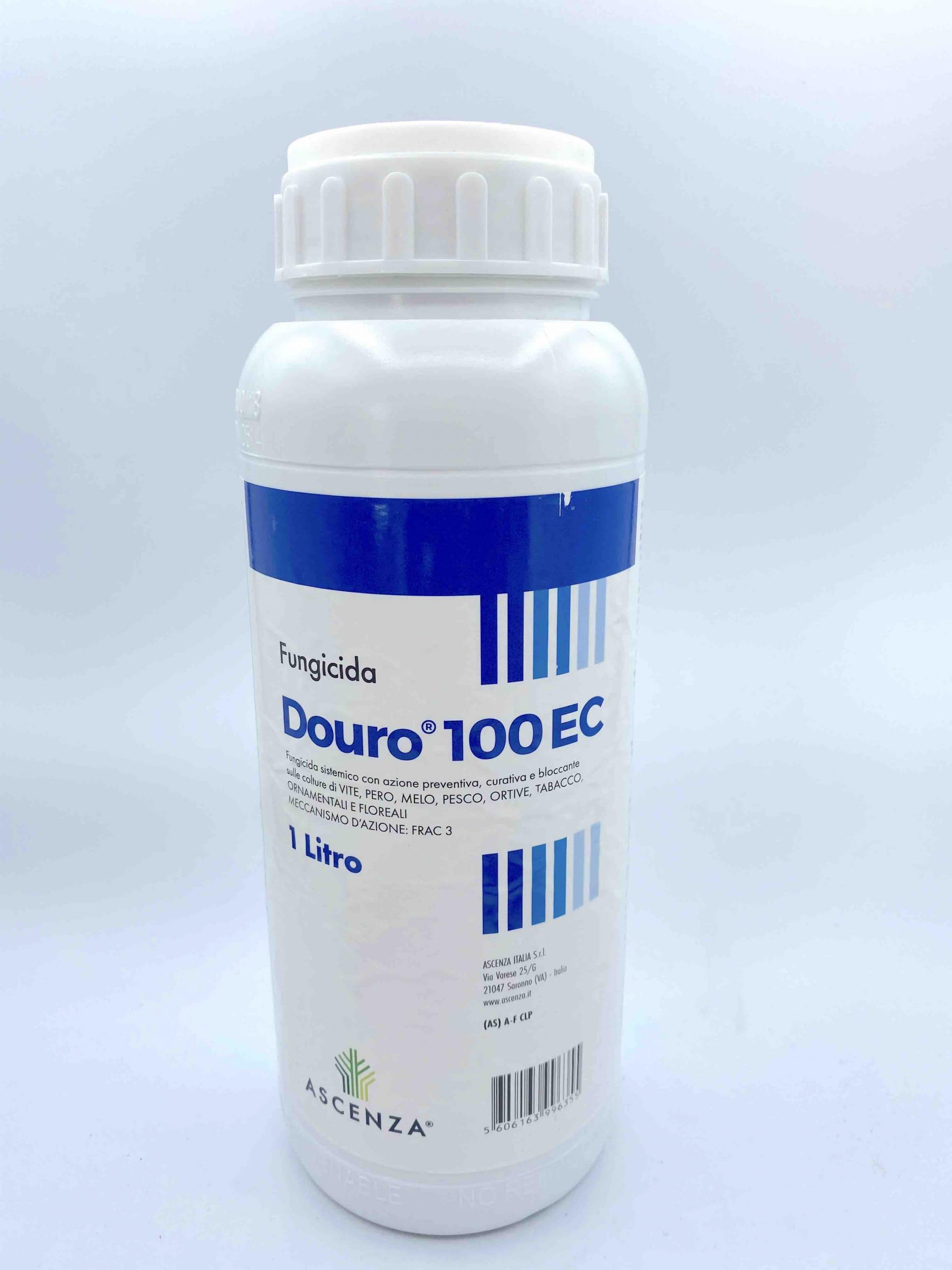 DOURO 100 EC Fungicida sistemico 1LT per vite, pero, melo, pesco, ortive, tabacco, ornamentali e floreali