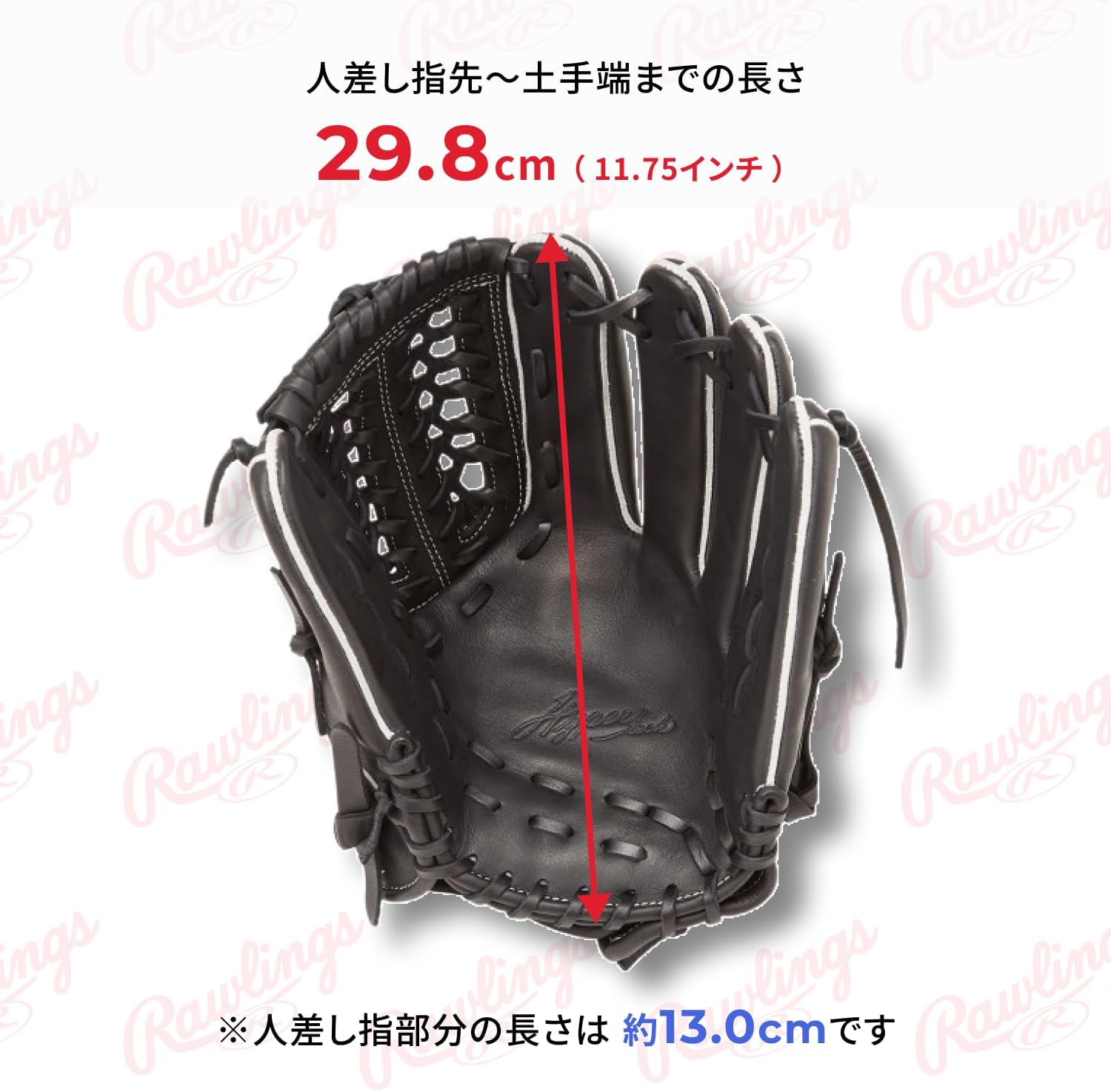 Rawlings Baseball Glove Soft Adult Hyper TECH R2G GR5HTN65 Black [All Round] Size 11.75 *Right Throw (Left Hand Wear)