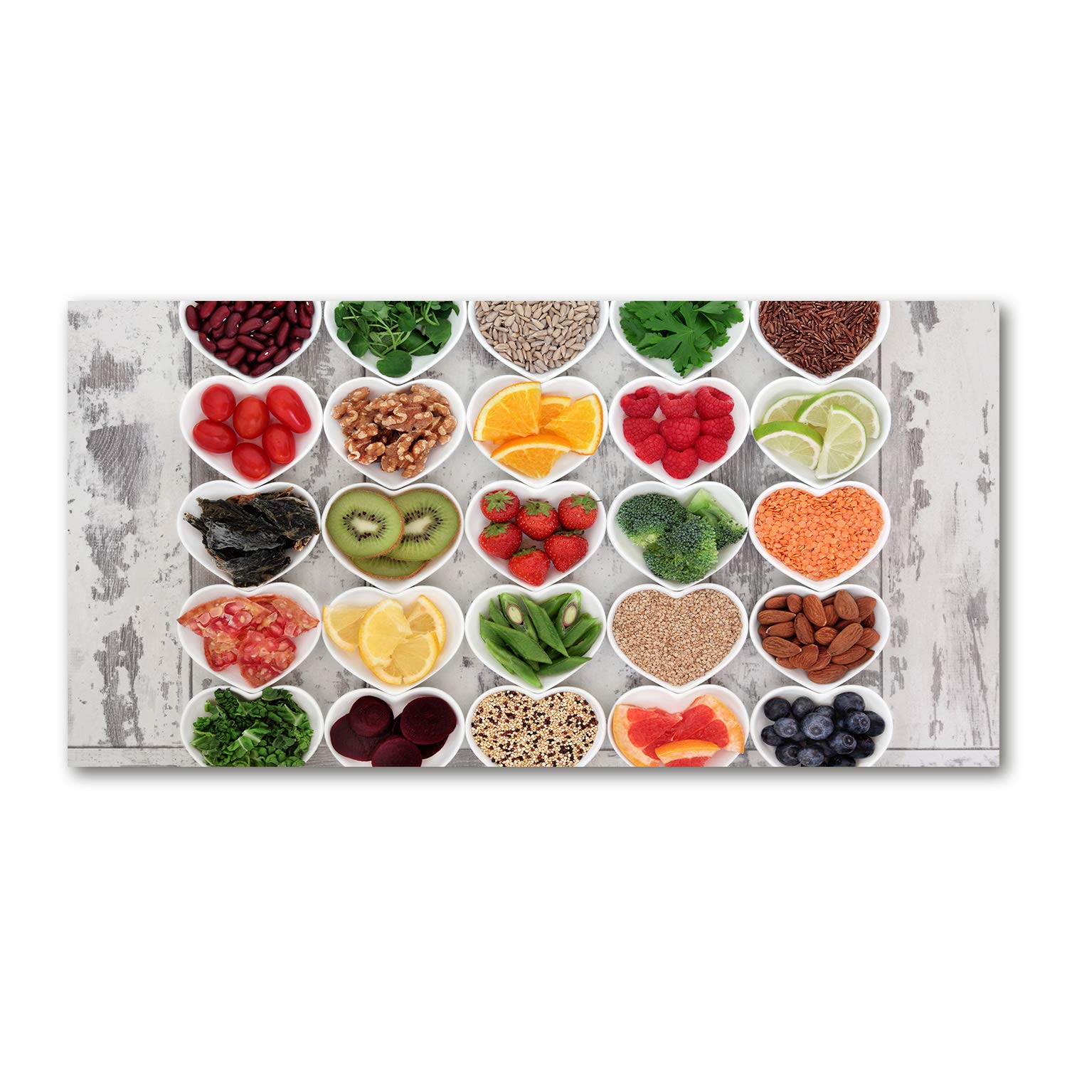 Tableau plexiglas 120x60 cm pour cuisine moderne décorative