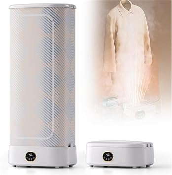 Steam Press Ironing Machine,Portable Dryer with 360 Hot Air Circulation,Intelligent,anitise,Automatic Garment Care