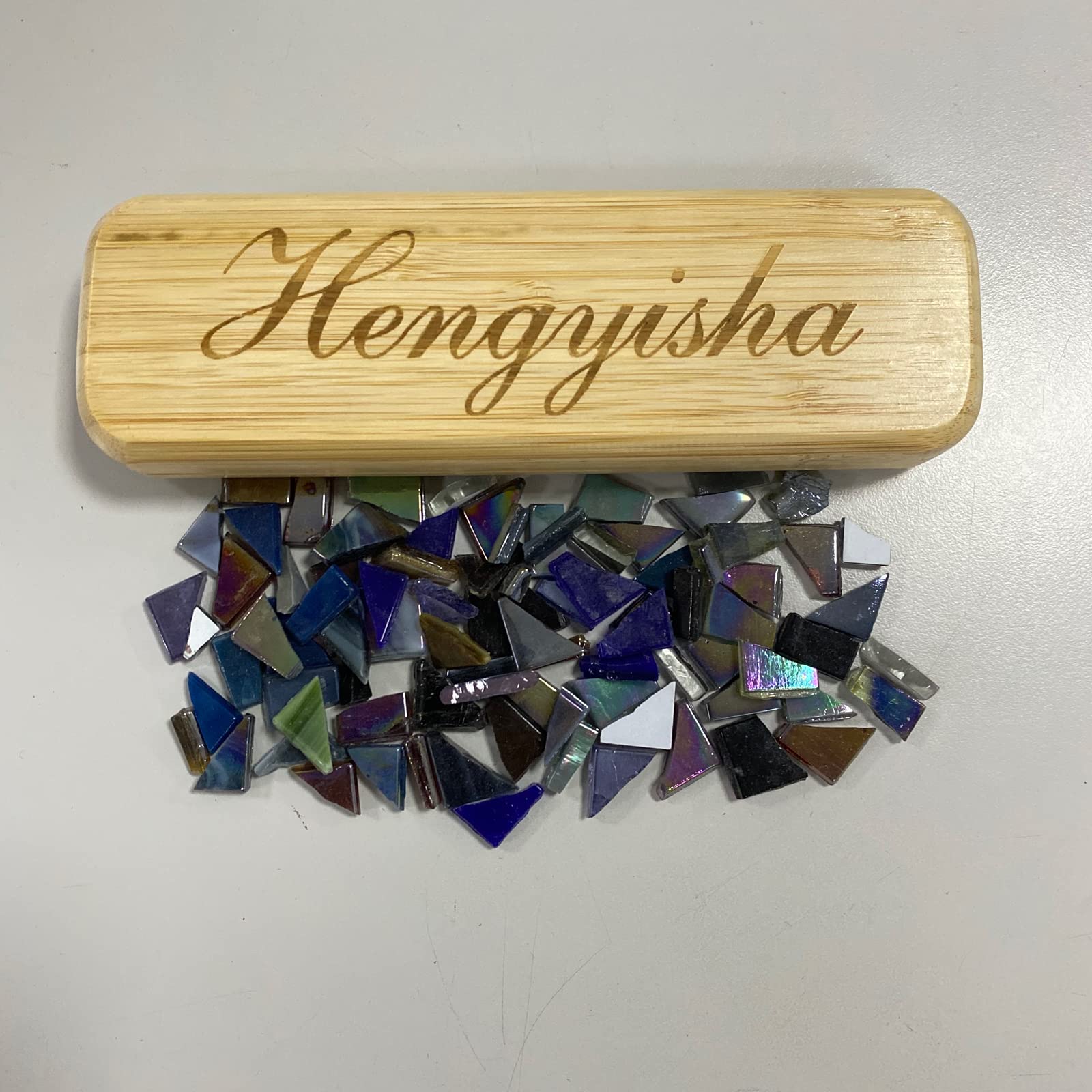 Amazon.co.jp: Hengyisha 250g ガラスモザイクタイル クラフト用