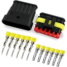 TE Connectivity AMP Superseal 1.5 Series Electrical Multi Sealed Connector Kit - w/Terminals 16-20 AWG 6-Pin