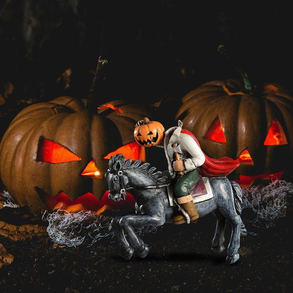 XIMISHOP 50 Statuette In Resina Luminose Per Halloween – Zucca, Fantasma, Teschio, Pipistrello, Per Decorazioni E Bomboniere