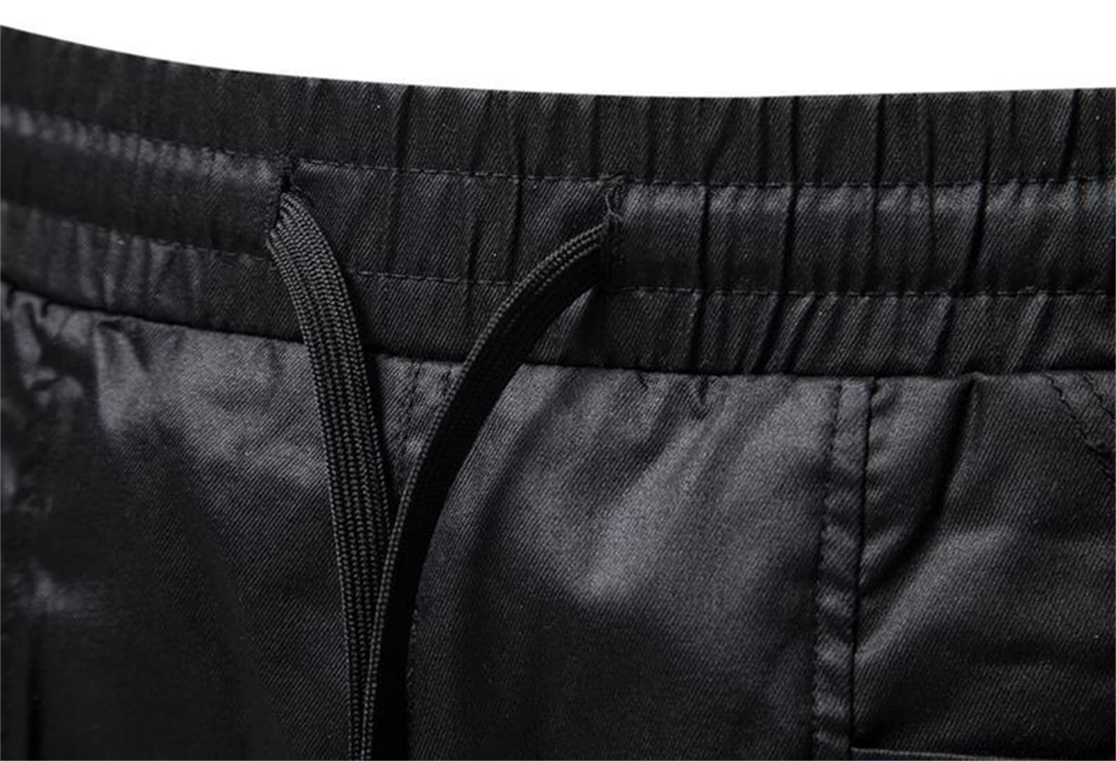 Herren Cargo Hose Schwarz Techwear Jogger Herren Hip Hop Gothic Hose Baggy Streetwear Punk Hose