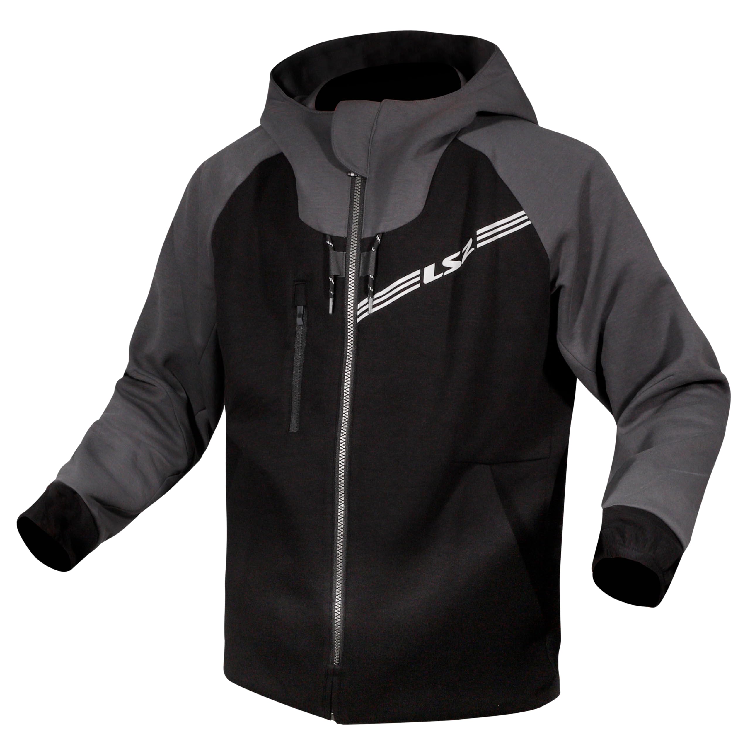 LS2 Throttle Man Jacket Black Dark Grey Veste Moto Homme Homme