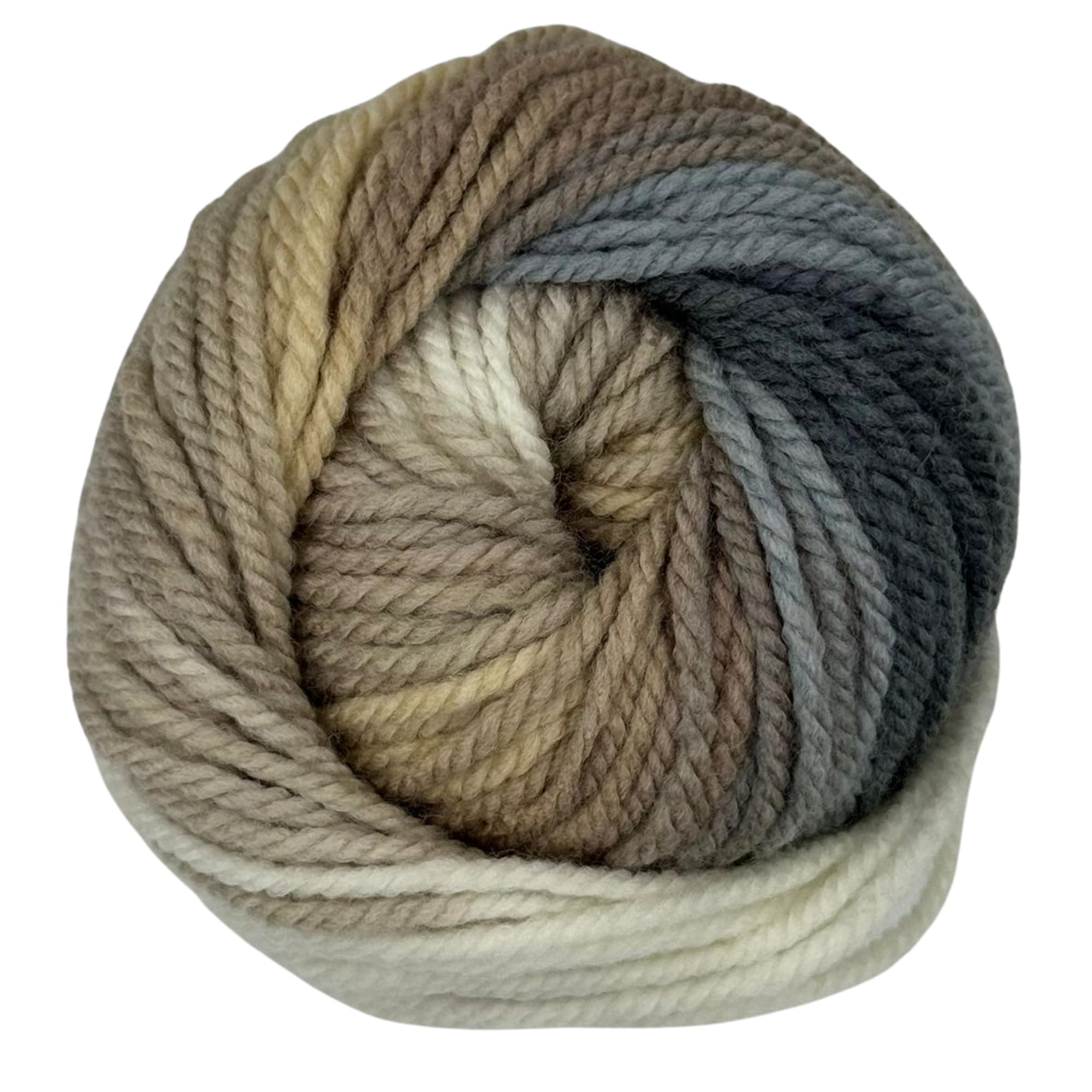 Aurora Chunky 100g - James C Brett - Soft Wool Blend Multicoloured Ombre Effect Yarn for Knitting and Crochet (Winter Tree - AC04)