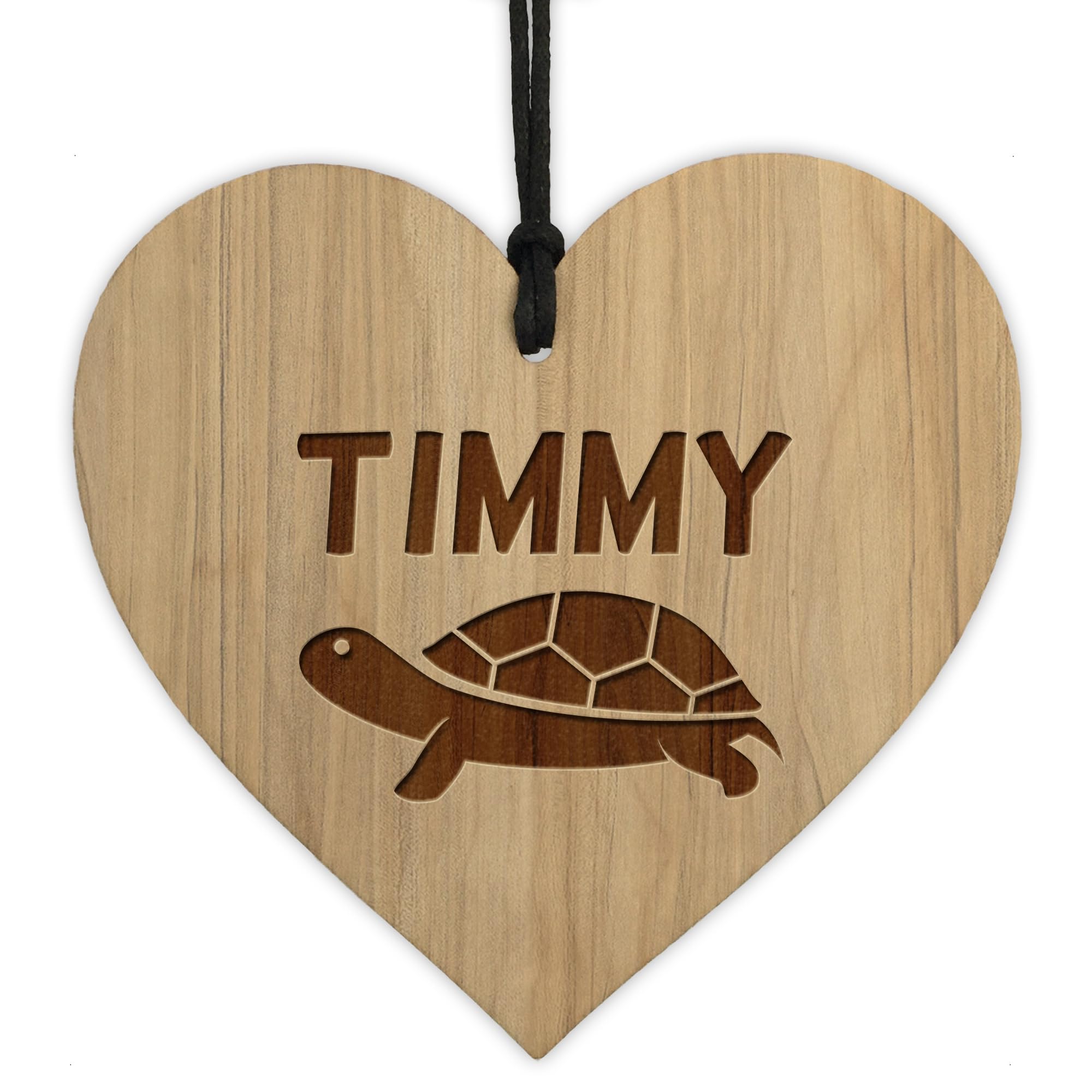 Red Ocean Personalised Tortoise Sign Engraved Hanging Wood Heart Turtle Sign Pet Gift Pet Sign Toirtoise House Sign Tortoise Gifts Turtle Gifts Keepsake Sign