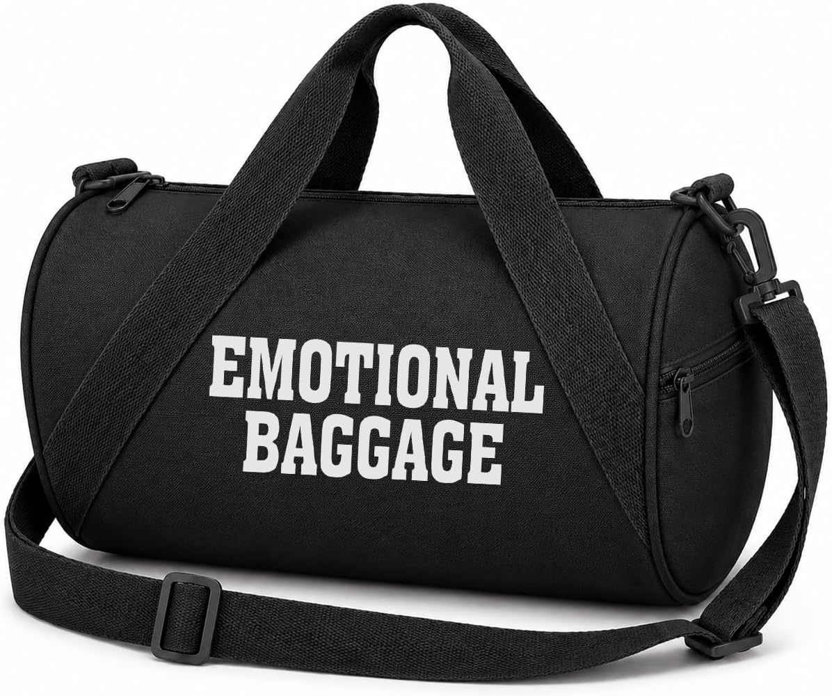 Emotional Baggage Funny Novelty Storage Duffel Bag Adult