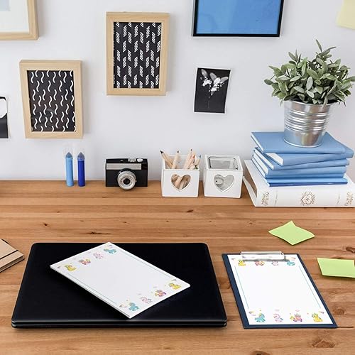 Miniatura 4 de 100 papelería, con bonitos diseños florales, perfecto para escribir notas o cartas., Unicornios caprichosos pastel