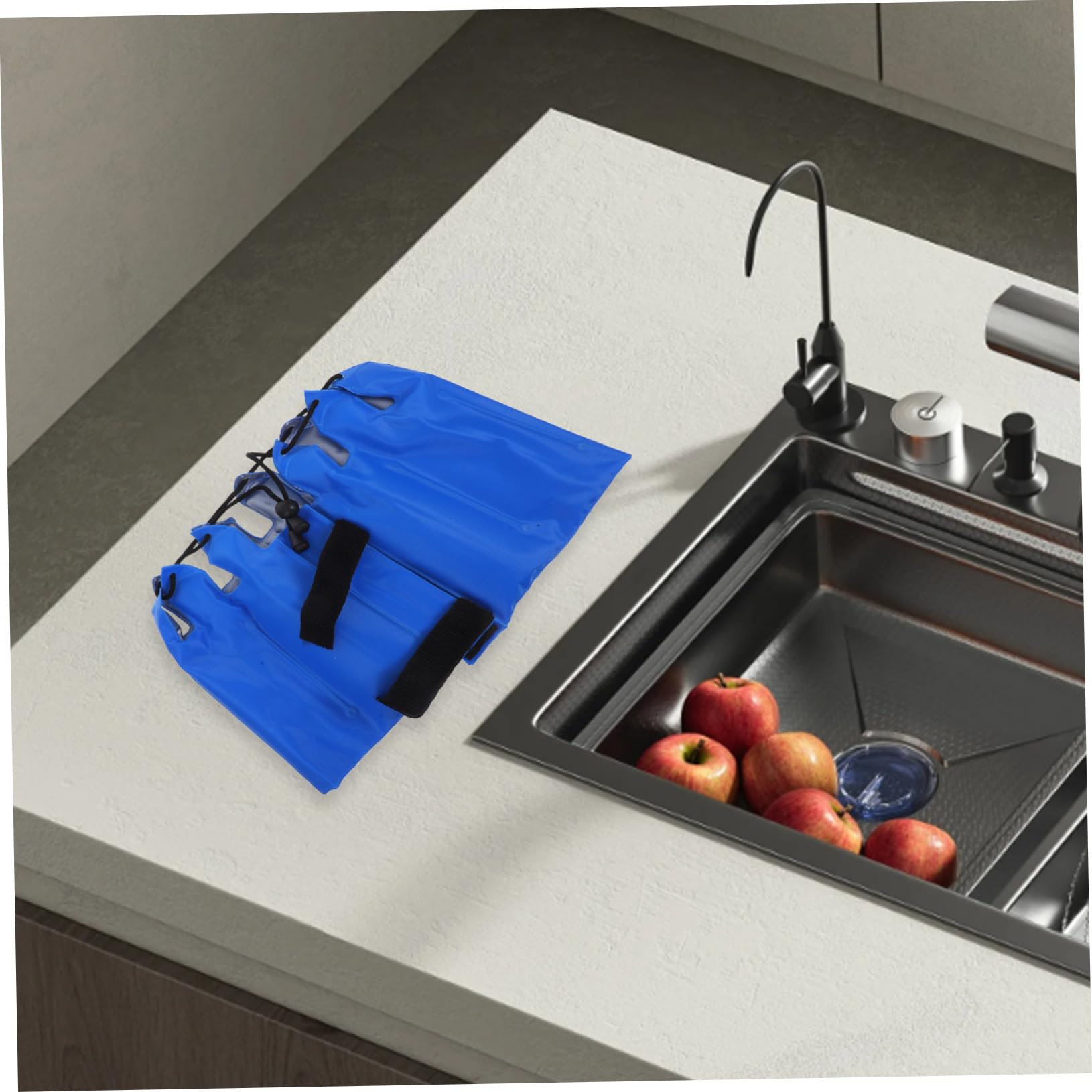 Paquet à Glaçons Réutilisables Bleus en Gel et Non-tissé pour Congélateur