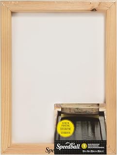 Speedball 110 Monofilament Screen Printing Frame & Base Unit, 10-Inch x 14-Inch