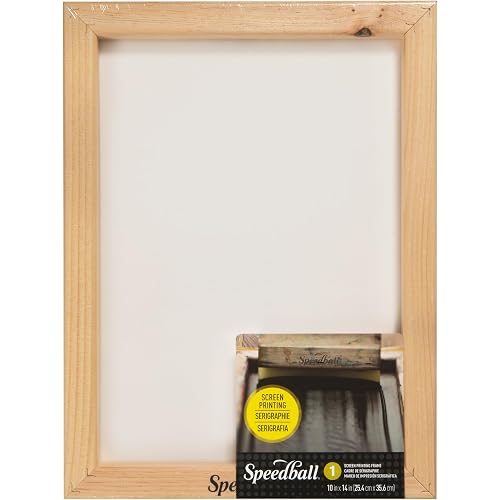 Speedball 110 Monofilament Screen Printing Frame & Base Unit, 10-Inch x 14-Inch