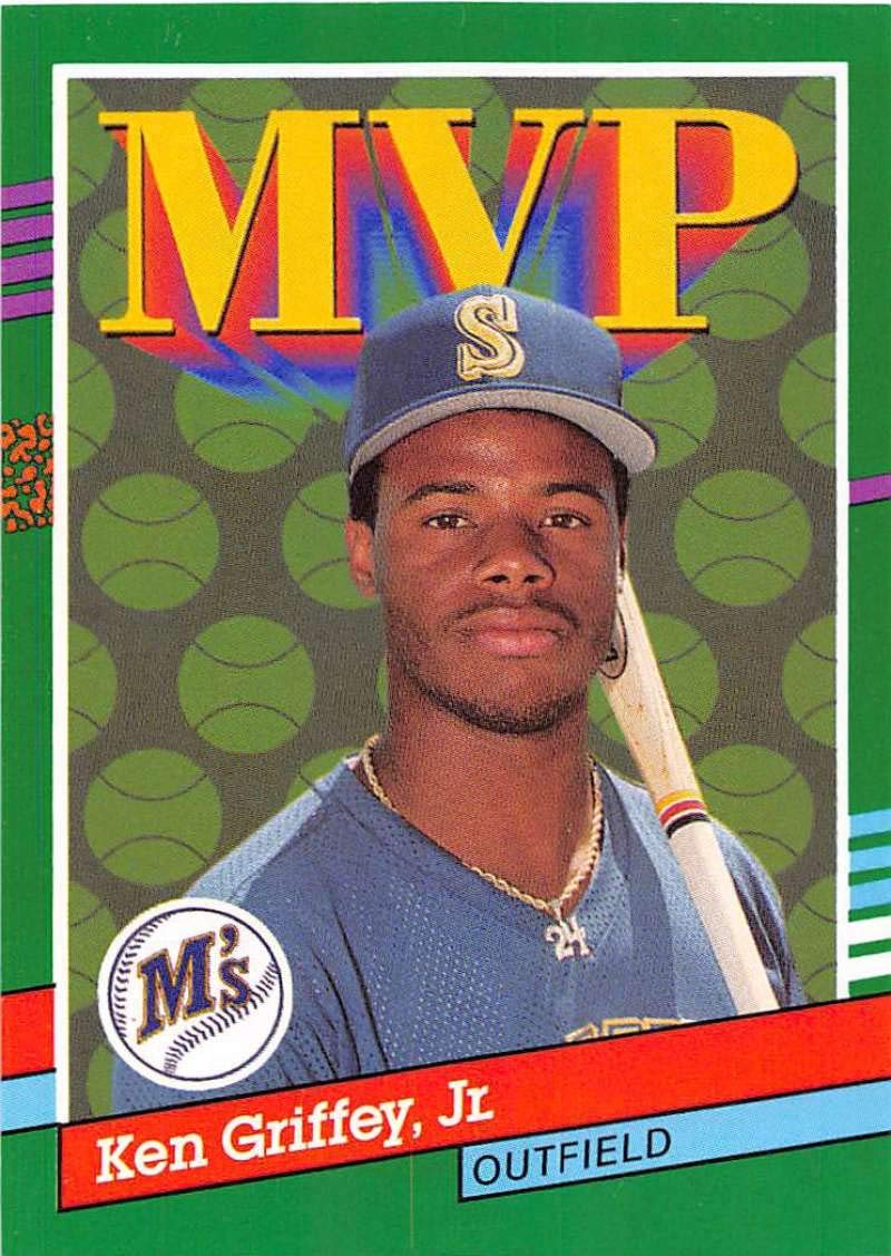 Amazon.com: 1991 Donruss #392 Ken Griffey Jr. MVP NM-MT Seattle Mariners  Baseball MLB : Collectibles & Fine Art