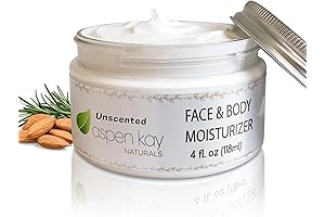 Aspen Kay Naturals Face & Body Moisturizer: Hydrating & Soothing Cream for Dry, Sensitive Skin