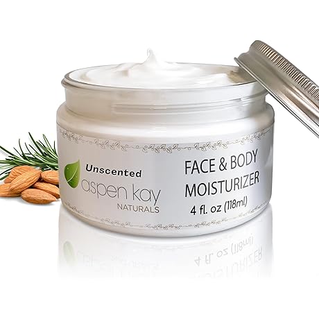 Aspen Kay Naturals Face & Body Moisturizer: Hydrating & Soothing Cream for Dry, Sensitive Skin