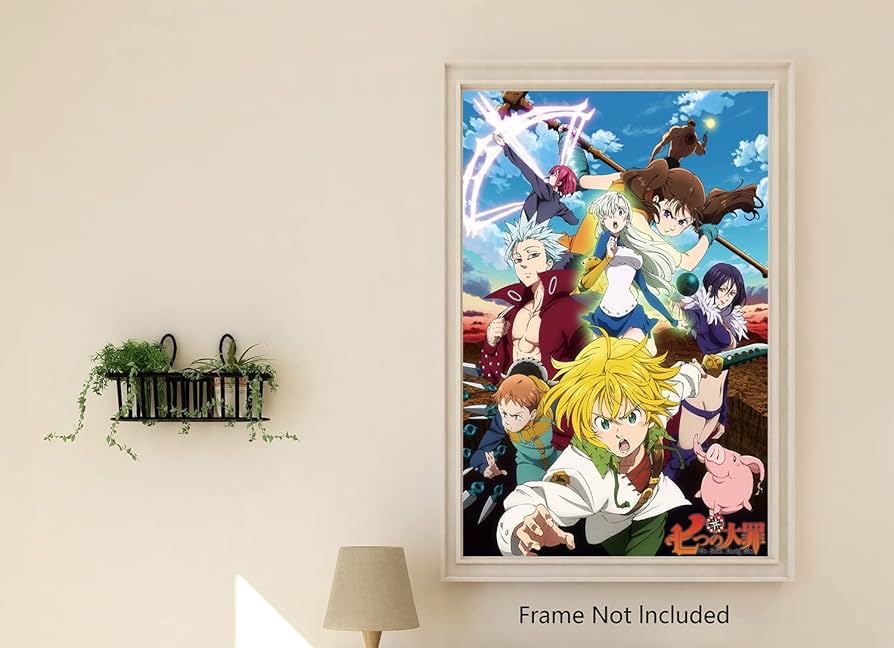 Amazon.co.jp: 7つの大罪 アニメポスターとプリント フレーム