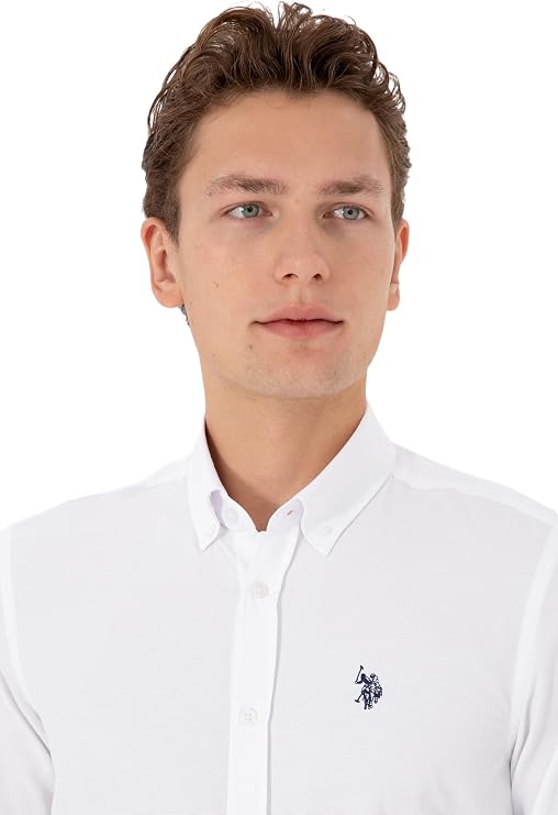 U.S. Polo Assn. Erkek Koyu Mavi Gömlek Basic 50316723-VR032