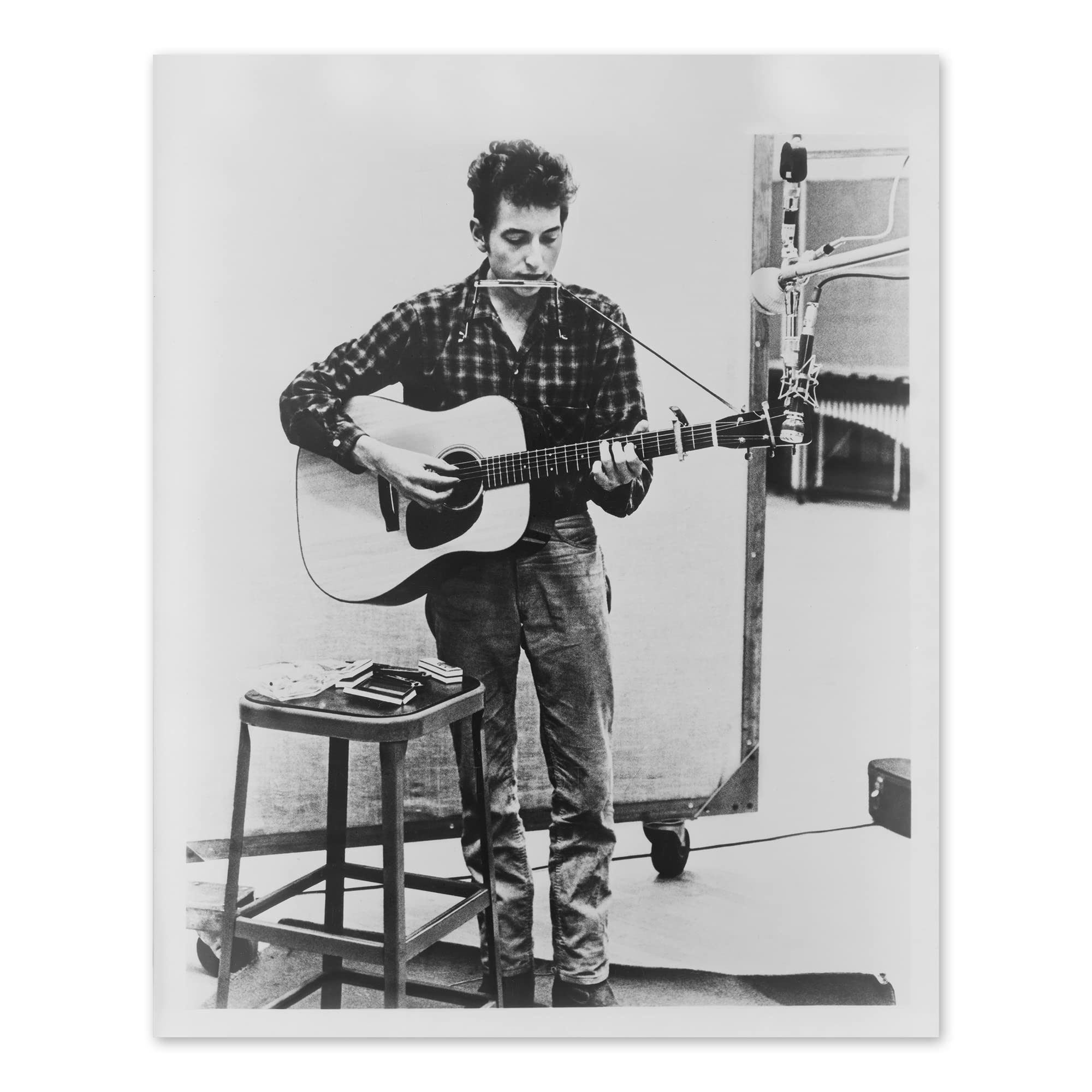 Amazon.com: HISTORIX 1965 Bob Dylan Self Portrait Photo - 8x10