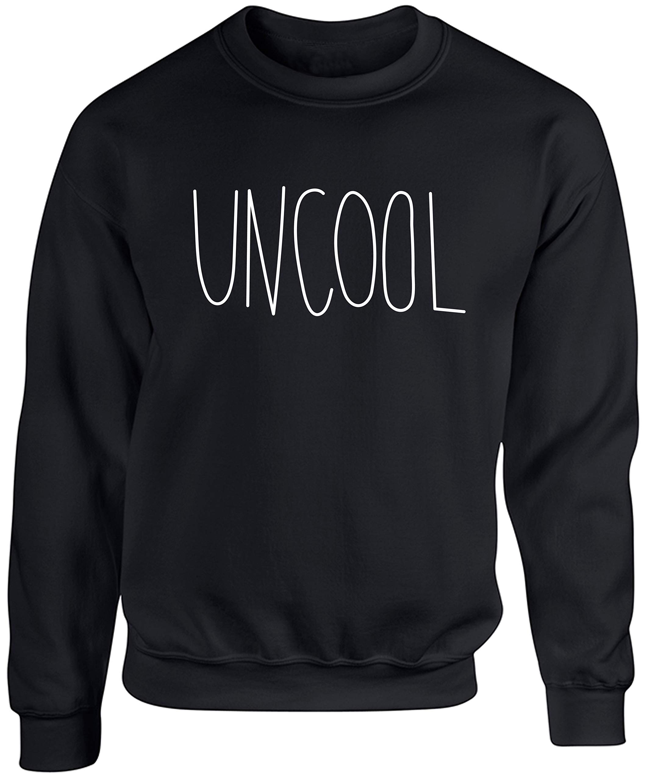 Hippowarehouse Uncool Unisex Jumper Sweatshirt Pullover (Specific Size Guide in Description)