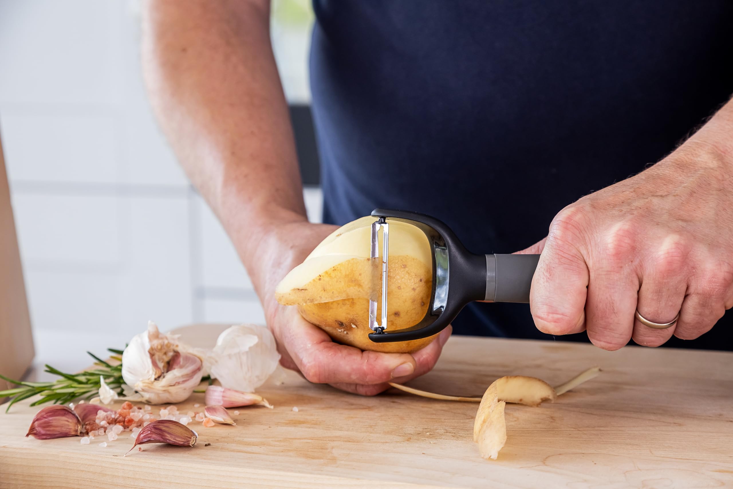 KitchenAid Obieraczka z miękkim uchwytem Y- grafitowy