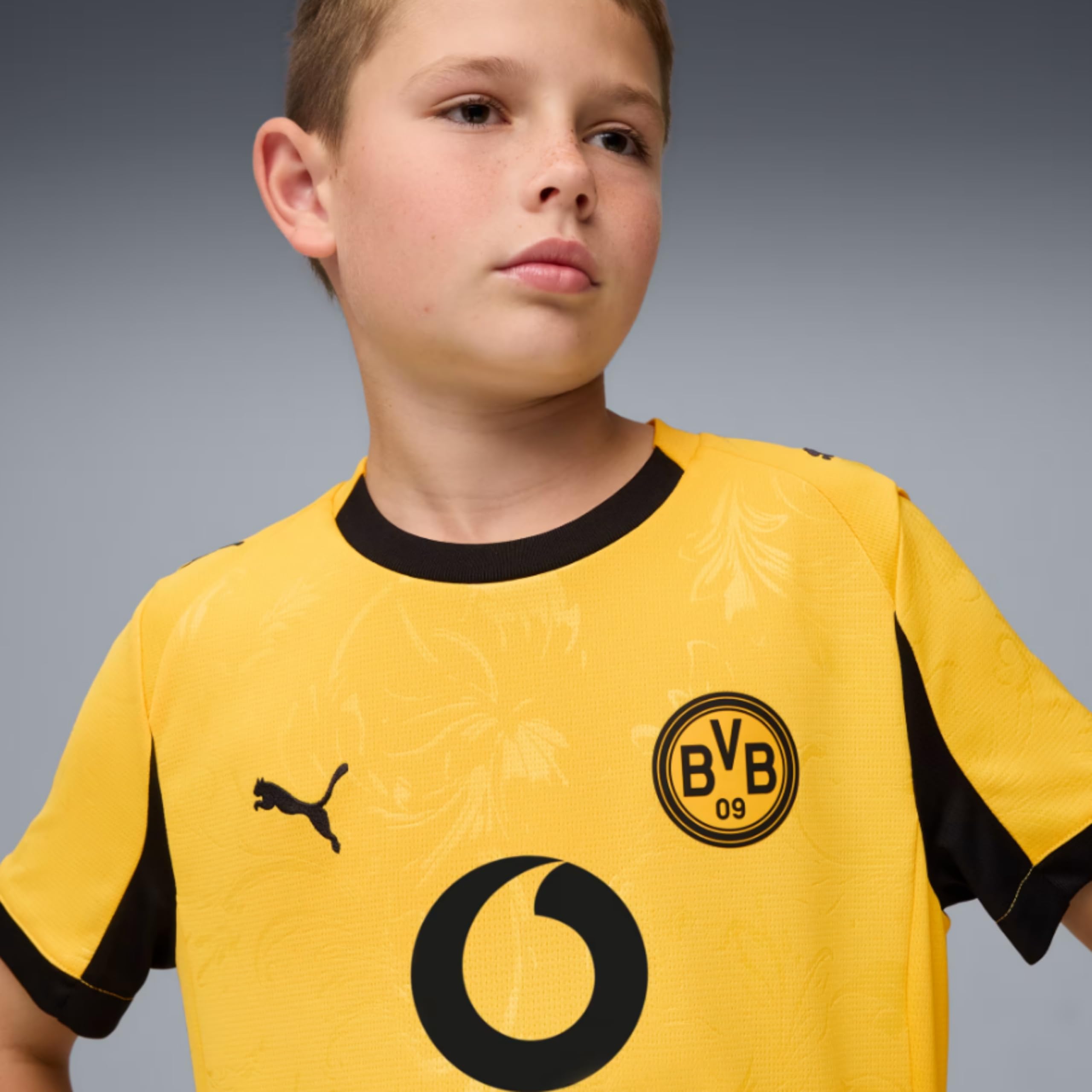 PUMA Original BVB Trikot Kinder [Cup 25/26] Offizielles Borussia Dortmund Trikot [Spieler oder Personalisiert] Sportbekleidung Fussball Geschenke Jungen Mädchen Fußball Fanartikel Kinder