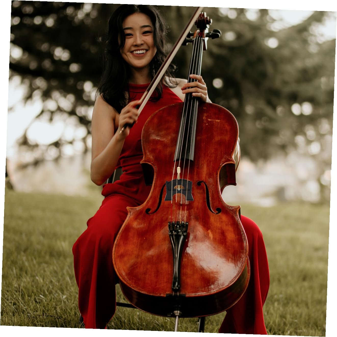 Toyvian Elevador de Cuerdas para Violonchelo de Herramienta para Cambiar el Puente de Violonchelo Suministros Uso Taller de Instrumentos de Cuerda