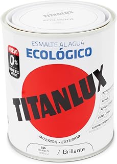 Glossy Ecological Water Glaze, White, 750 ml (ref. 00T056634)