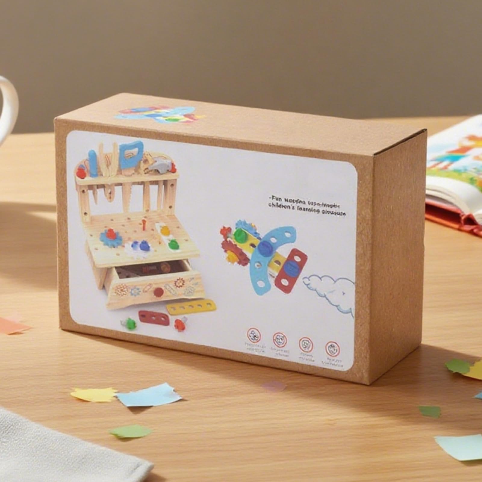 Attrezzi Giocattolo Da Piccoli Bambini E Ragazzi Giochi Di Costruzione | Set Banco Attrezzi Legno Viti Per Bambini Interno Sala Giochi Prescolari Aula Esterno Giar