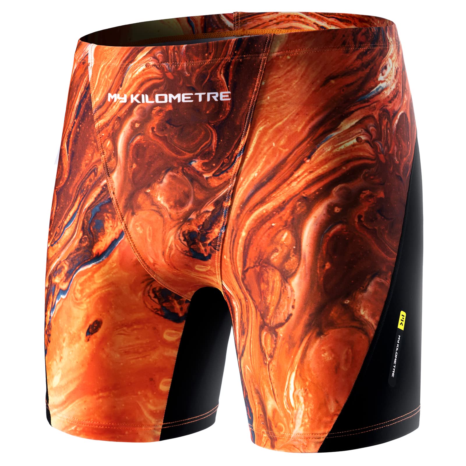 MY KILOMETRE Bañador Boxer con Cordón para Hombre - Corta Jammer de Natación Competición Profesional con Secado Rápido, Larga Duración y Resistente al Cloro