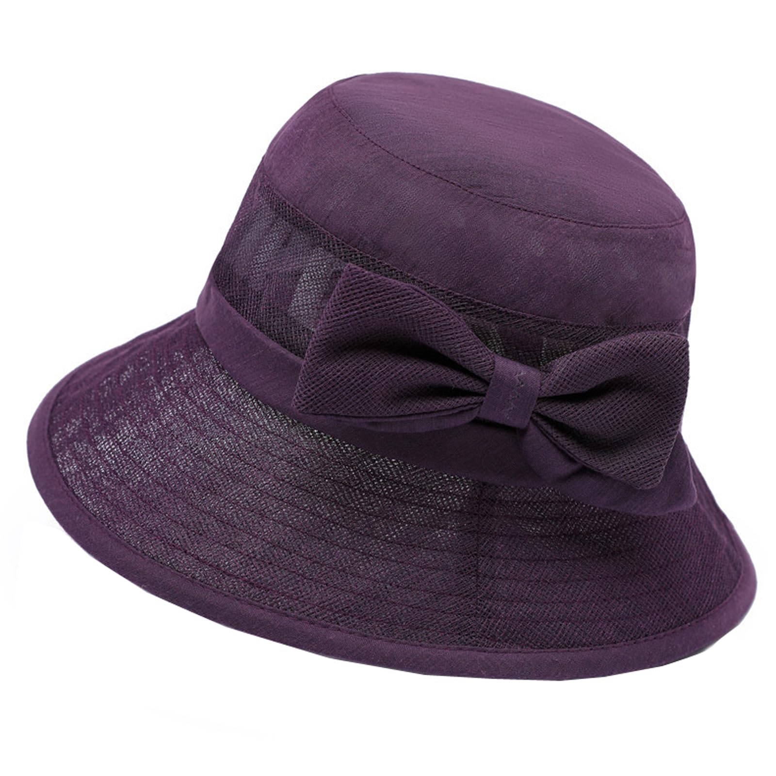 Cappello da Sole Cappelli da Sole, Cappello da Sole da Donna WideProtection con Coulisse Regolabile, Cappello da Spiaggia e da Viaggio Multicolore(Purple)