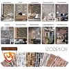 izodecor polystyrene wall cladding stone look white 50 x 100 x 2 cm wall panels white paintable for indoor and outdoor use waterproof sl-1900