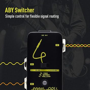 SONICAKE Sonic Aby Box Line Selector Ab Switch Aby Pedal Mini Guitar Effect Pedal True Bypass