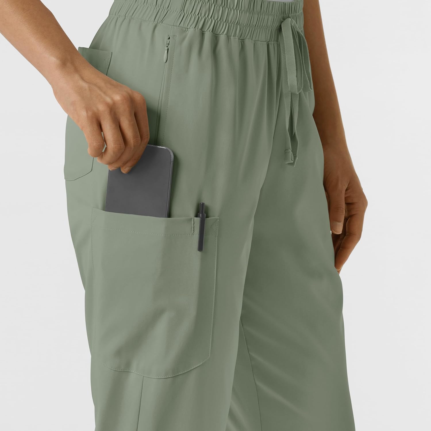 Wink Scrubs for Women, Boundless, Bootcut Pants with Drawstring and 6 Pockets - Image 12