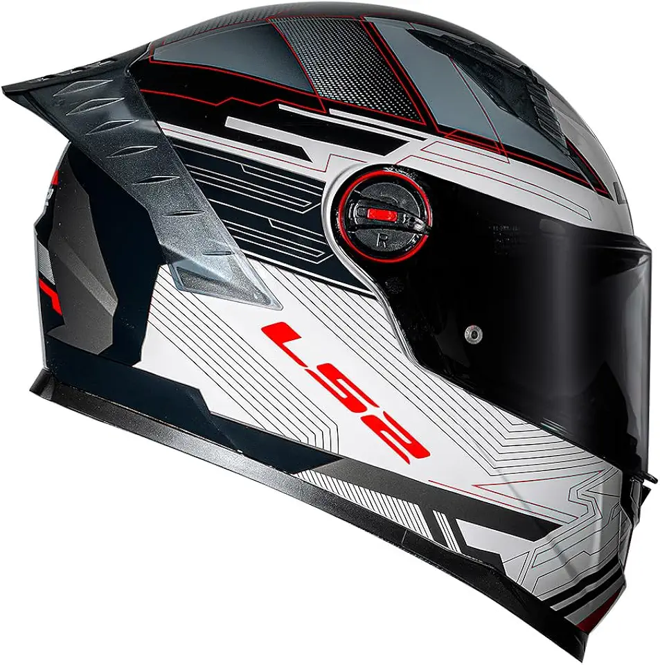 Capacete Ls2 FF358 Pro Digital Black/White - 58/M