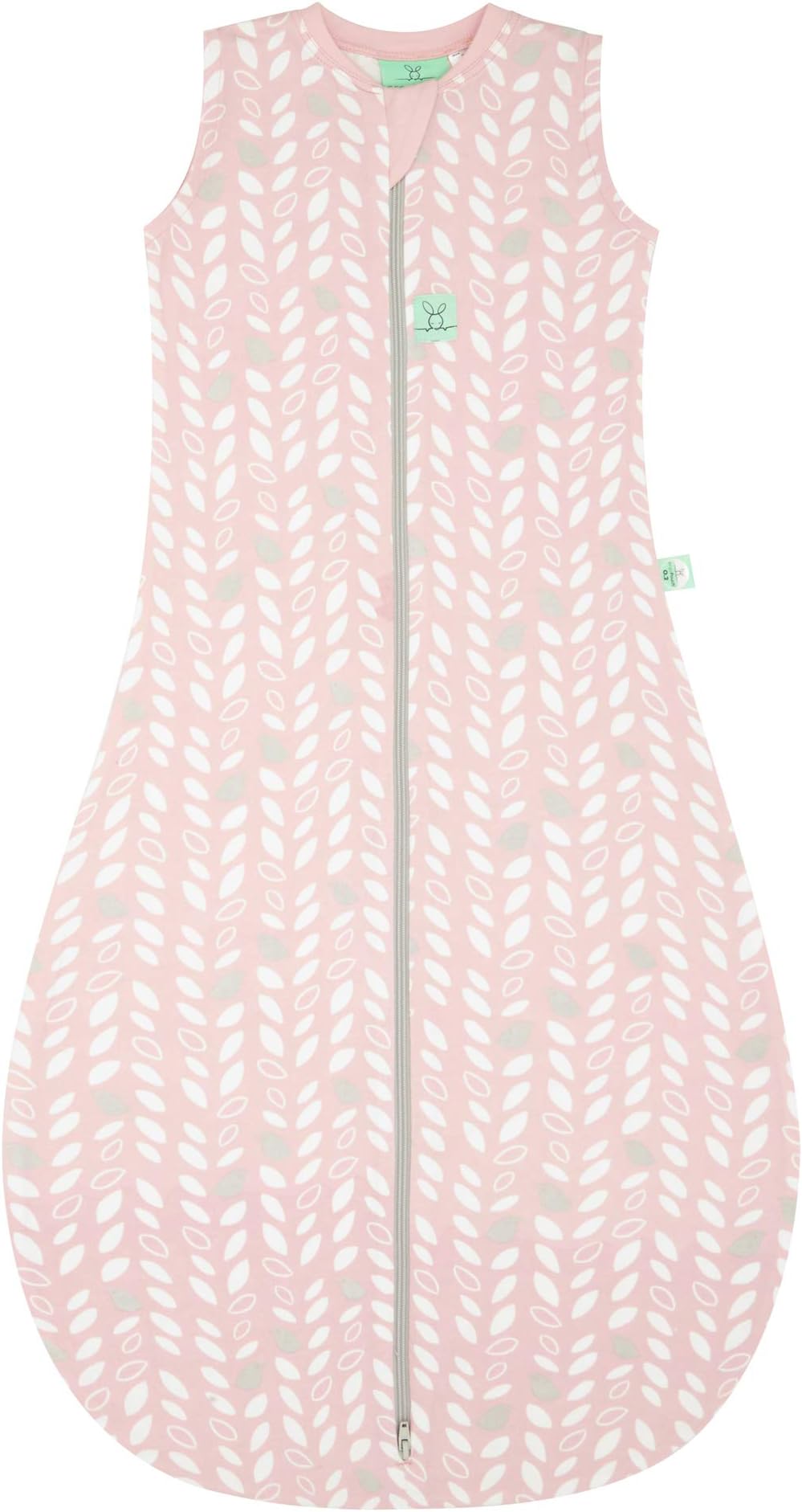 ergoPouch 2.5 Tog Winter Jersey Sleeping Bag Organic Cotton (Spring Leaves, 8-24 Months)