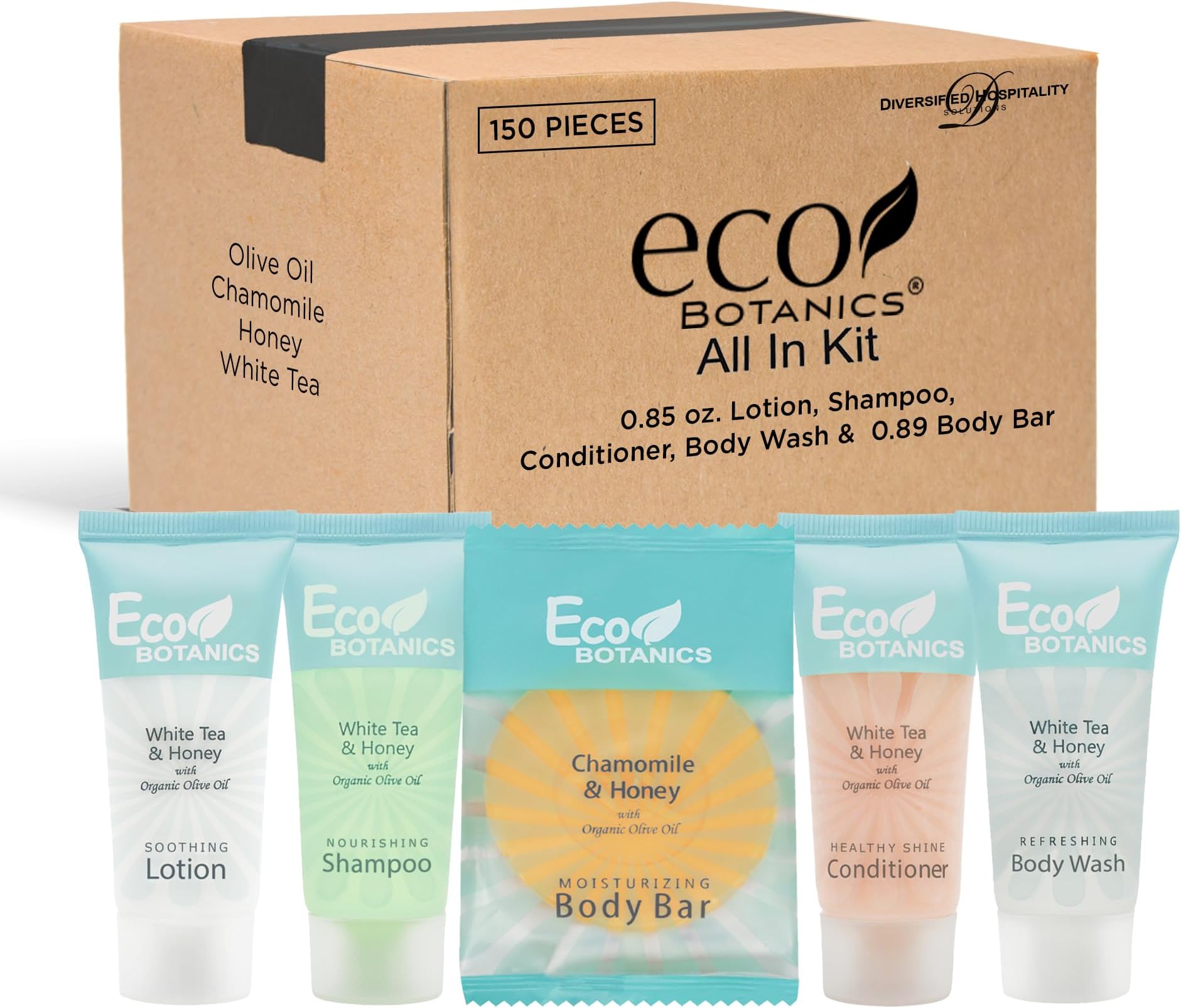 Eco Botanics Hotel Soaps and Toiletries Bulk Set 1