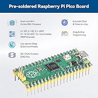 Vista 3 de SunFounder Starter Kit for Raspberry Pi Pico with 40 Projects Online Tutorials, MicroPython C Piper Make Code, One-Stop Learning Electronics and